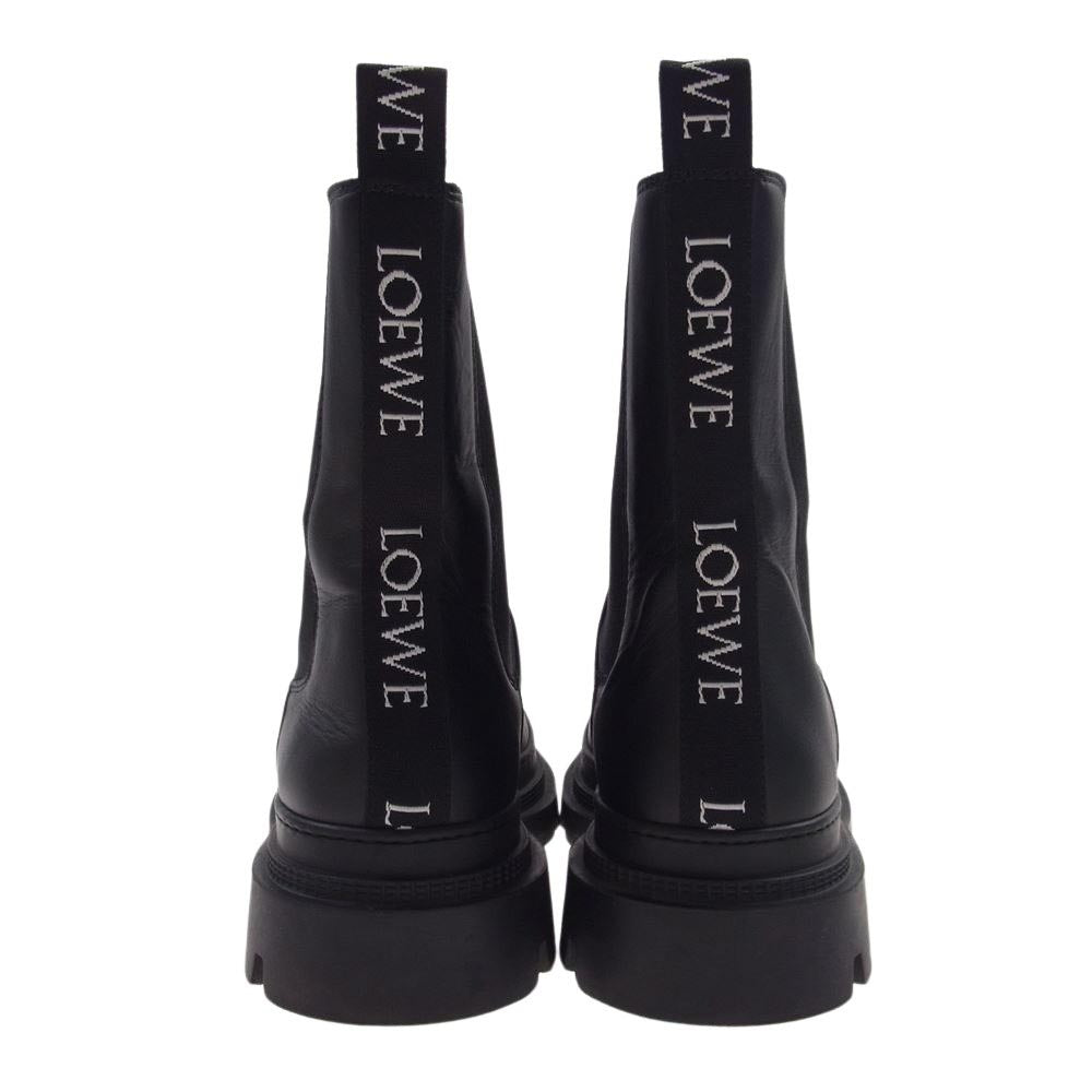 LOEWE ロエベ 592209 チェルシー ブーツ ブラック系 41【中古】
