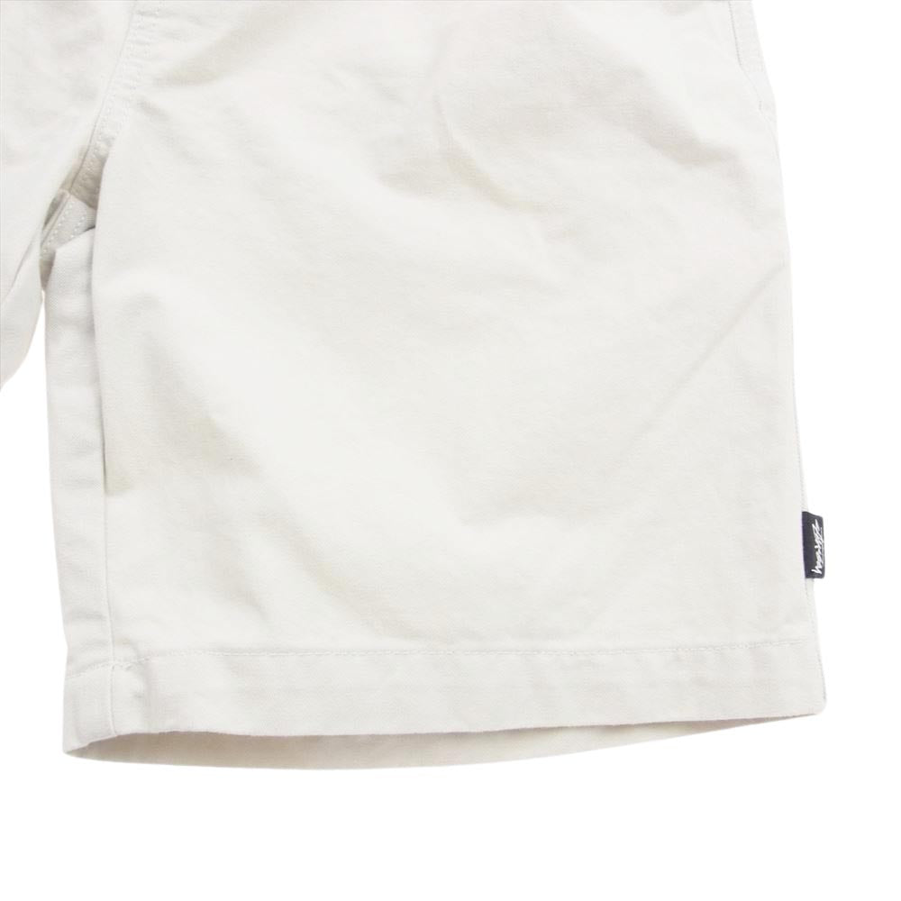 STUSSY ステューシー 112282 Brushed Beach short pant ビーチ ショート パンツ ホワイト系 M【中古】