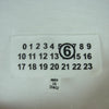 MAISON MARGIELA メゾンマルジェラ S62GD0054 MM6 エムエムシックス メッシュ レイヤード プリントT カットソー イタリア製 ホワイト系【中古】