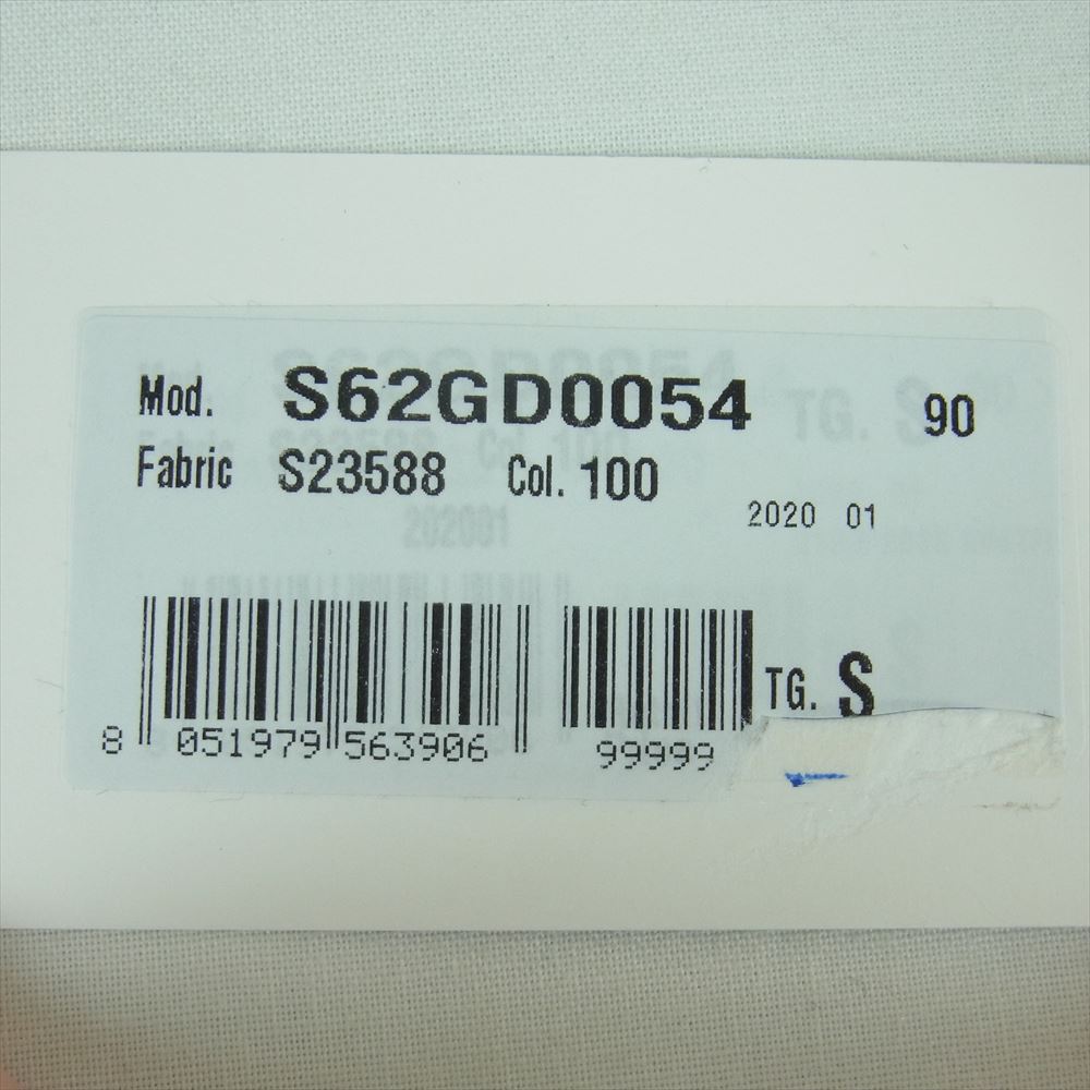 MAISON MARGIELA メゾンマルジェラ S62GD0054 MM6 エムエムシックス メッシュ レイヤード プリントT カットソー イタリア製 ホワイト系【中古】