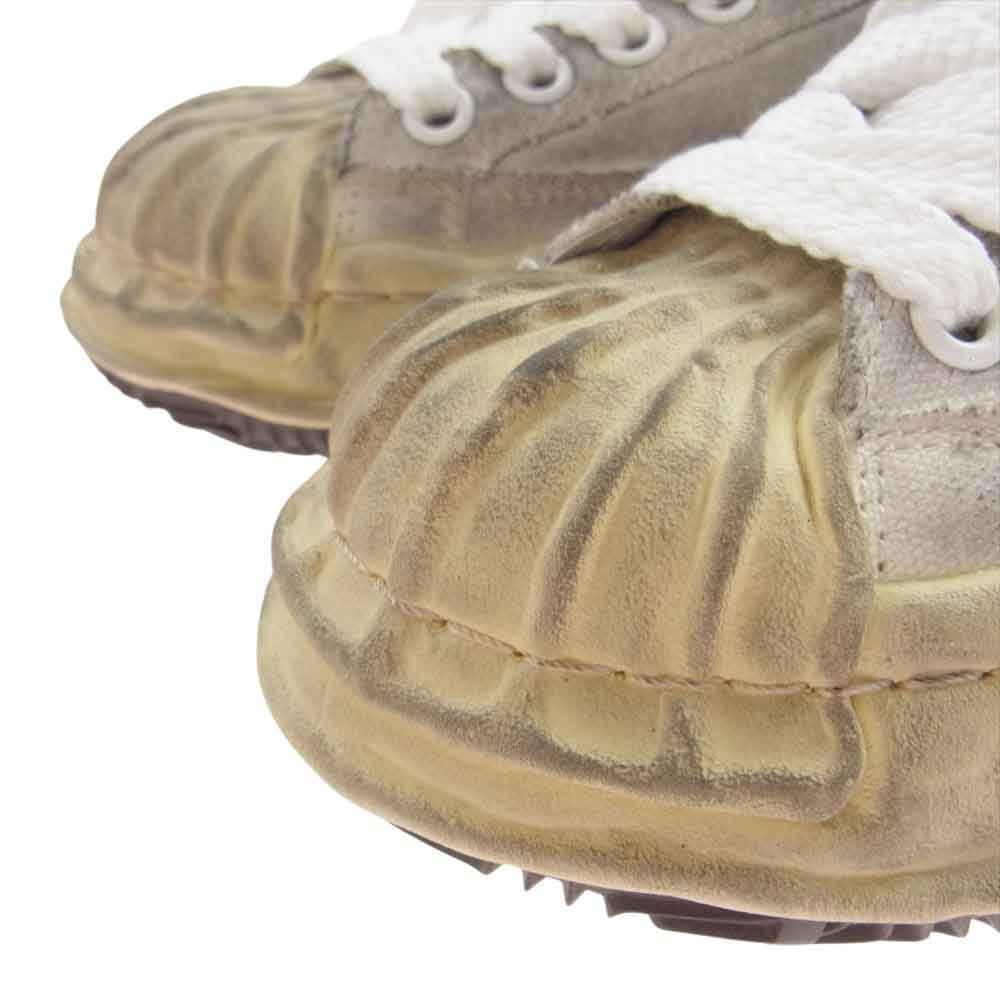 メゾンミハラヤスヒロ A10FW712  BLAKEY Low distress ブレイキー ロー オリジナル ソール 加工 ローカット スニーカー オフホワイト系 37【美品】【中古】