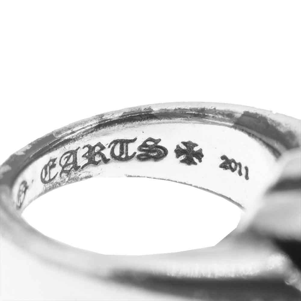 CHROME HEARTS クロムハーツ（原本無） CUTOUT CH PLS スモール カットアウト プラス シルバー リング シルバー系 8.5号【中古】