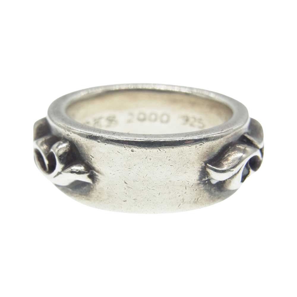 CHROME HEARTS クロムハーツ（原本有） DBL NARROW VINE BAND ダブル ナロー ヴァイン バンド リング シルバー系 22.5号【中古】