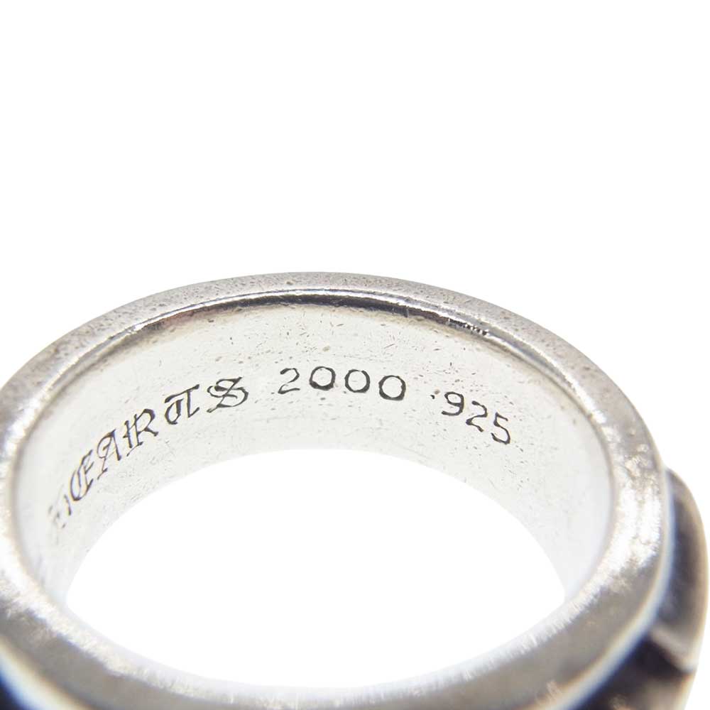 CHROME HEARTS クロムハーツ（原本有） DBL NARROW VINE BAND ダブル ナロー ヴァイン バンド リング シルバー系 22.5号【中古】