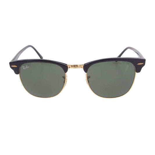 Ray-Ban レイバン W0365 CLUBMASTER クラブマスター ウェリントン サングラス アイウェア ブラック系 51□21-145【中古】