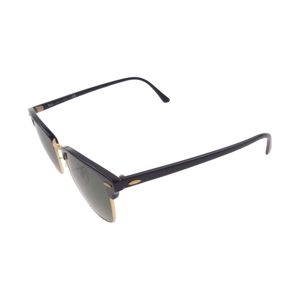Ray-Ban レイバン W0365 CLUBMASTER クラブマスター ウェリントン サングラス アイウェア ブラック系 51□21-145【中古】