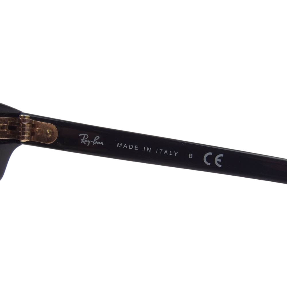 Ray-Ban レイバン W0365 CLUBMASTER クラブマスター ウェリントン サングラス アイウェア ブラック系 51□21-145【中古】