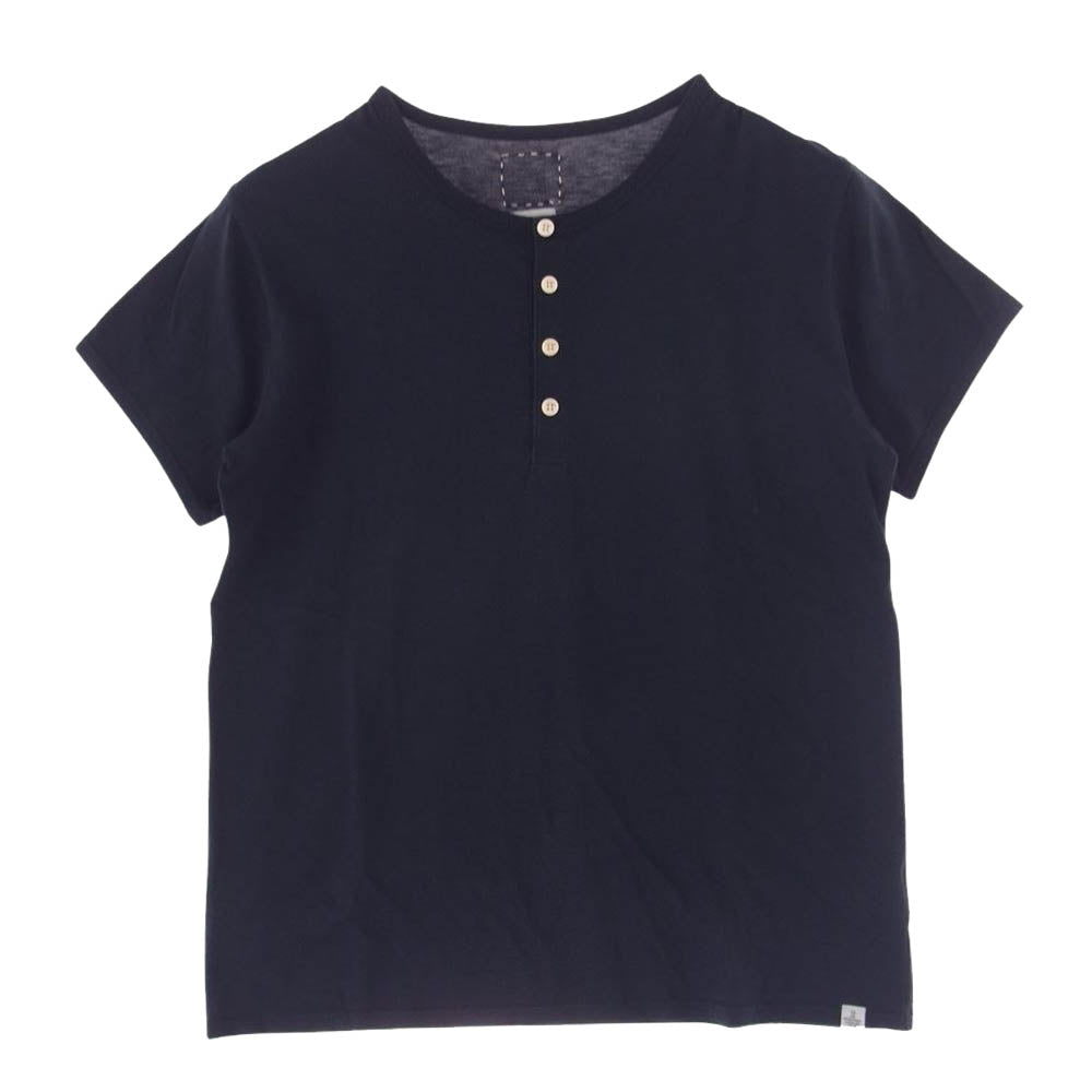 VISVIM ビズビム 011220501008 DOUBLE SCOOP HENLEY S/S(LUXSIC) ヘンリーネック Ｔシャツ –  ブランド古着 LIFE