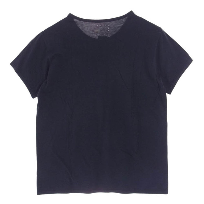 VISVIM ビズビム 011220501008 DOUBLE SCOOP HENLEY S/S(LUXSIC) ヘンリーネック Ｔシャツ カットソー NAVY ネイビー ネイビー系 2【中古】