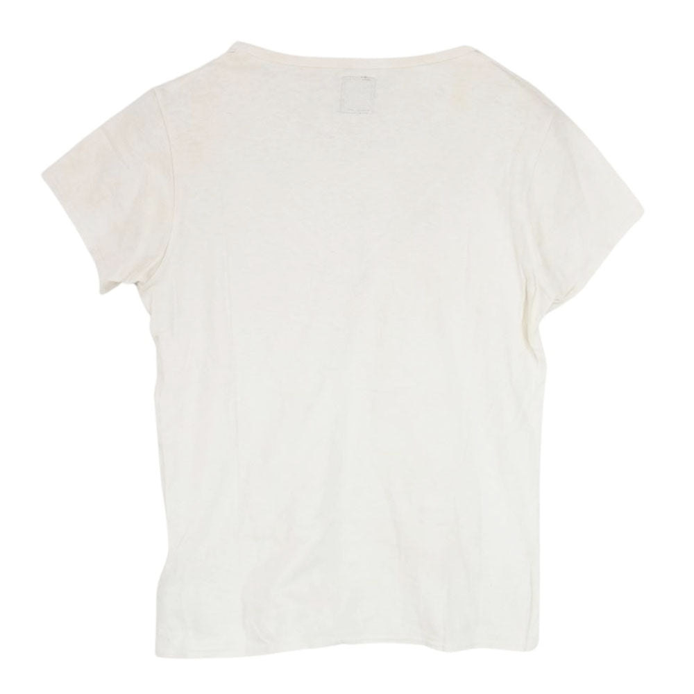 VISVIM ビズビム 0212905010008 D. SCOOP HENLEY S/S ヘンリーネック Ｔシャツ カットソー LT.MUD ベージュ オフホワイト系 2【中古】