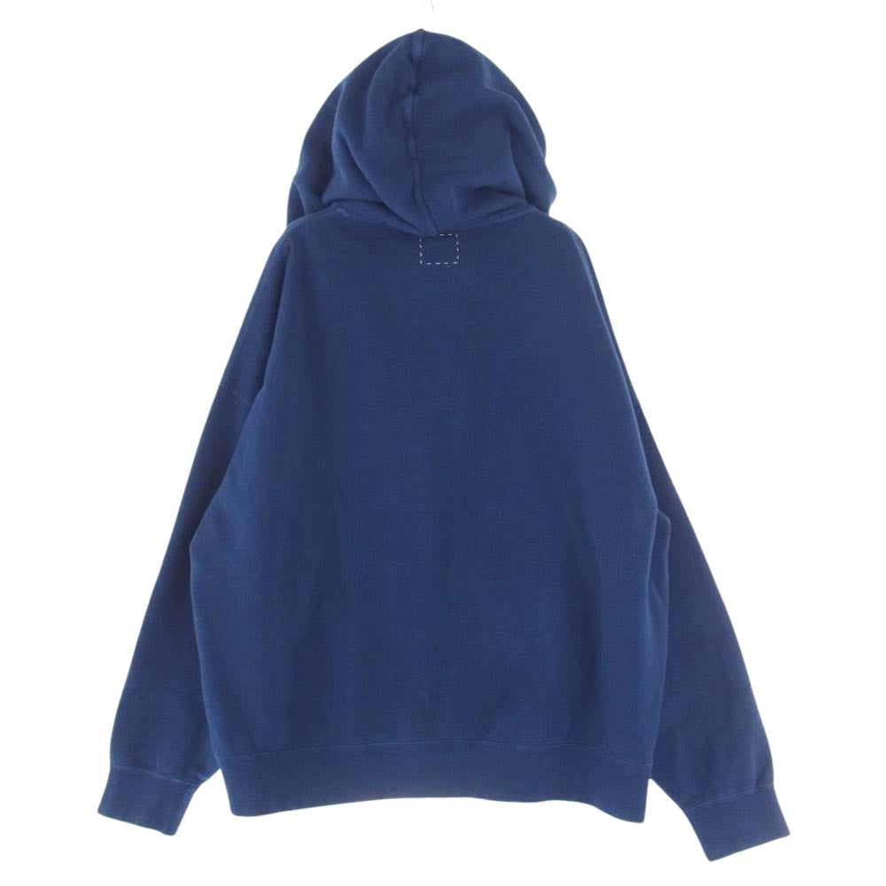 VISVIM ビズビム 21AW 0121205010006 AMPLUS HOODIE P.O.(N.D.) アンプラス プルオーバー パーカー INDIGO 3【中古】