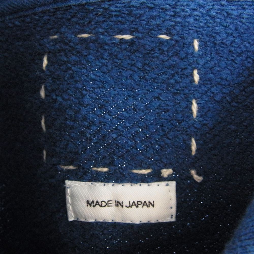 VISVIM ビズビム 21AW 0121205010006 AMPLUS HOODIE P.O.(N.D.) アンプラス プルオーバー パーカー INDIGO 3【中古】