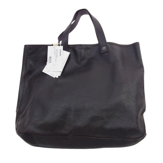 VISVIM ビズビム 24SS 0124103003032 RIVET TOTE DMGD ホースハイド リベット レザー トート バッグ ダークブラウン系【極上美品】【中古】