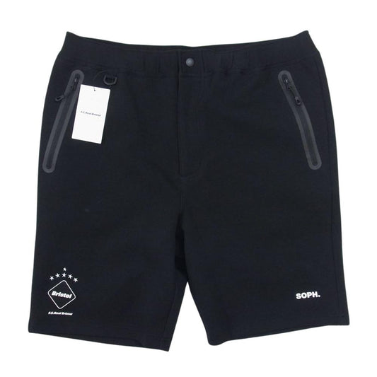 F.C.R.B. エフシーアールビー FCRB-240046 TECH SWEAT TRAINING SHORTS タッチ スウェット トレーニング ショーツ パンツ ブラック系 XL【新古品】【未使用】【中古】