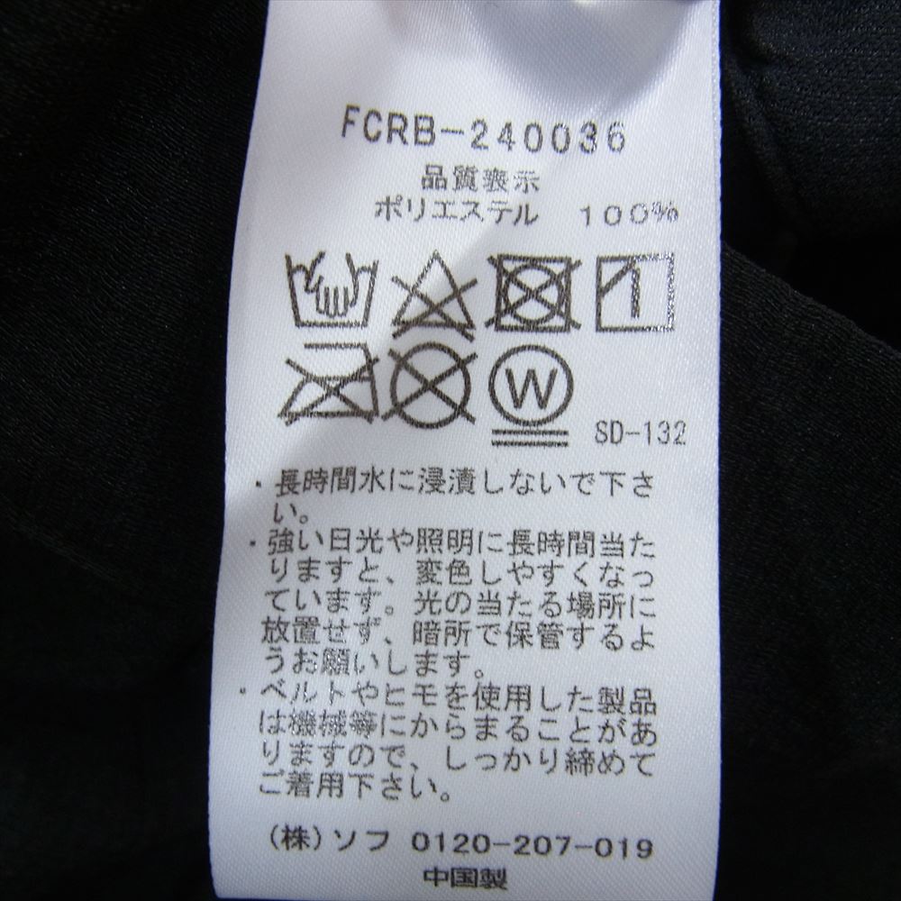 F.C.R.B. エフシーアールビー FCRB-240036 TEAM SHORTS チーム ショーツ パンツ ブラック系 L【新古品】【未使用】【中古】