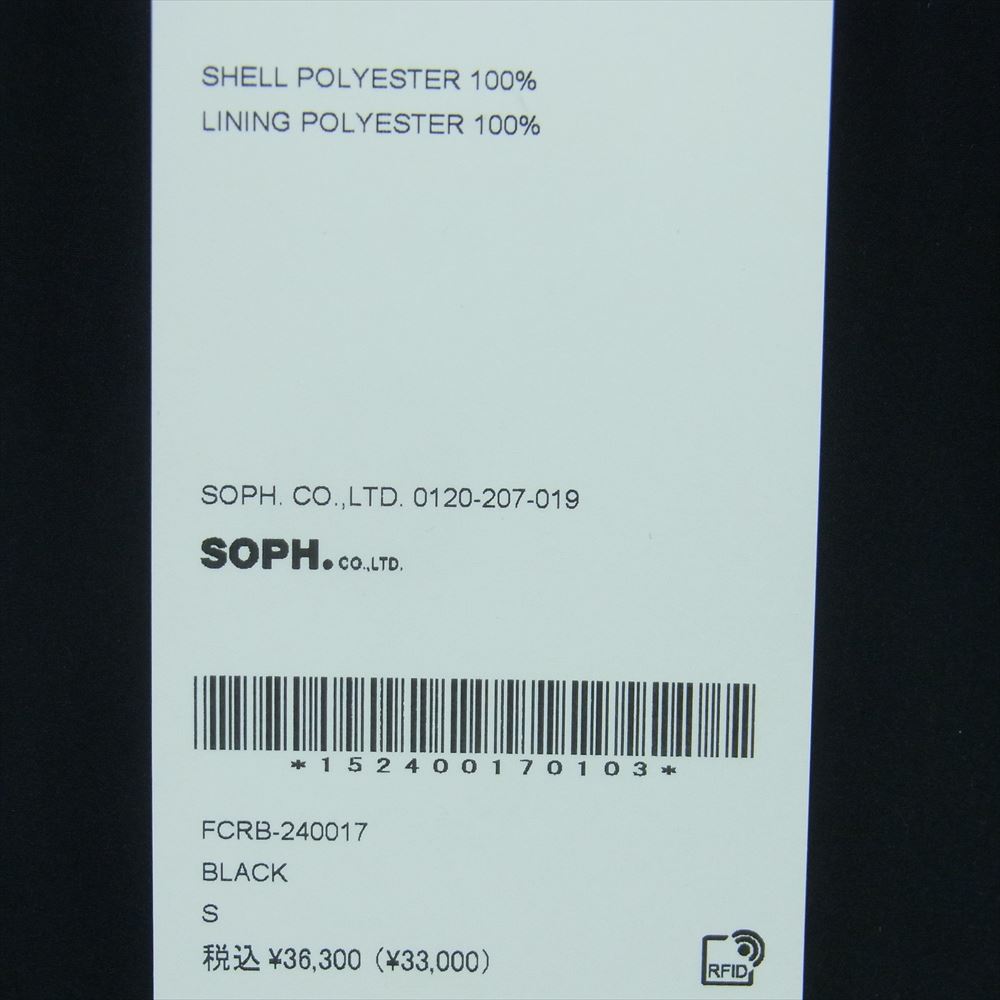 F.C.R.B. エフシーアールビー FCRB-240017 LONG TAIL PRACTICE JACKET ロング テール プラクティス ジャケット ブラック系 グレー系 S【新古品】【未使用】【中古】