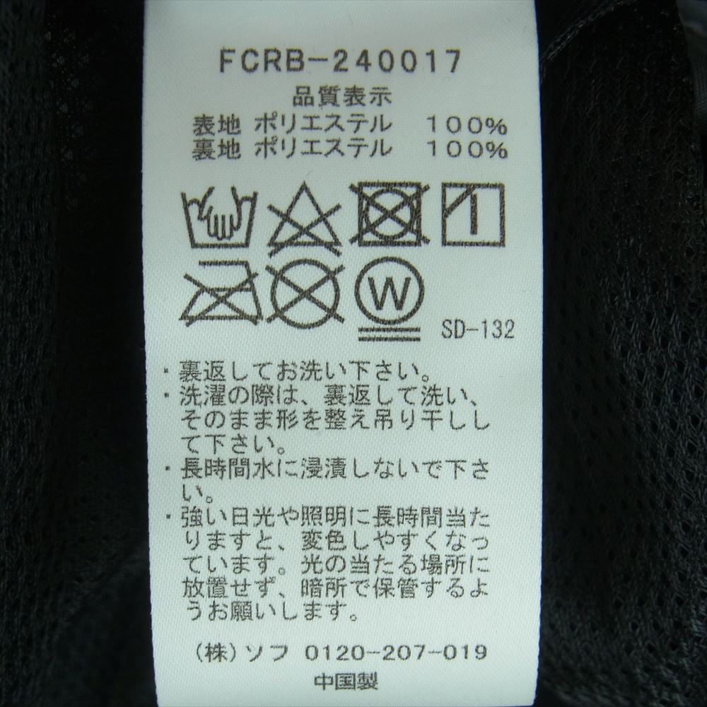 F.C.R.B. エフシーアールビー FCRB-240017 LONG TAIL PRACTICE JACKET ロング テール プラクティス ジャケット ブラック系 グレー系 S【新古品】【未使用】【中古】