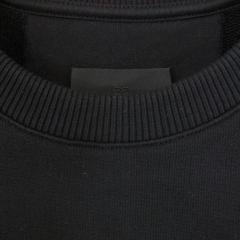 GIVENCHY ジバンシィ BMJ0HA3Y8N Reverse slim fit sweatshirt リバース ロゴ クルーネック スウェット シャツ ブラック系 L【中古】