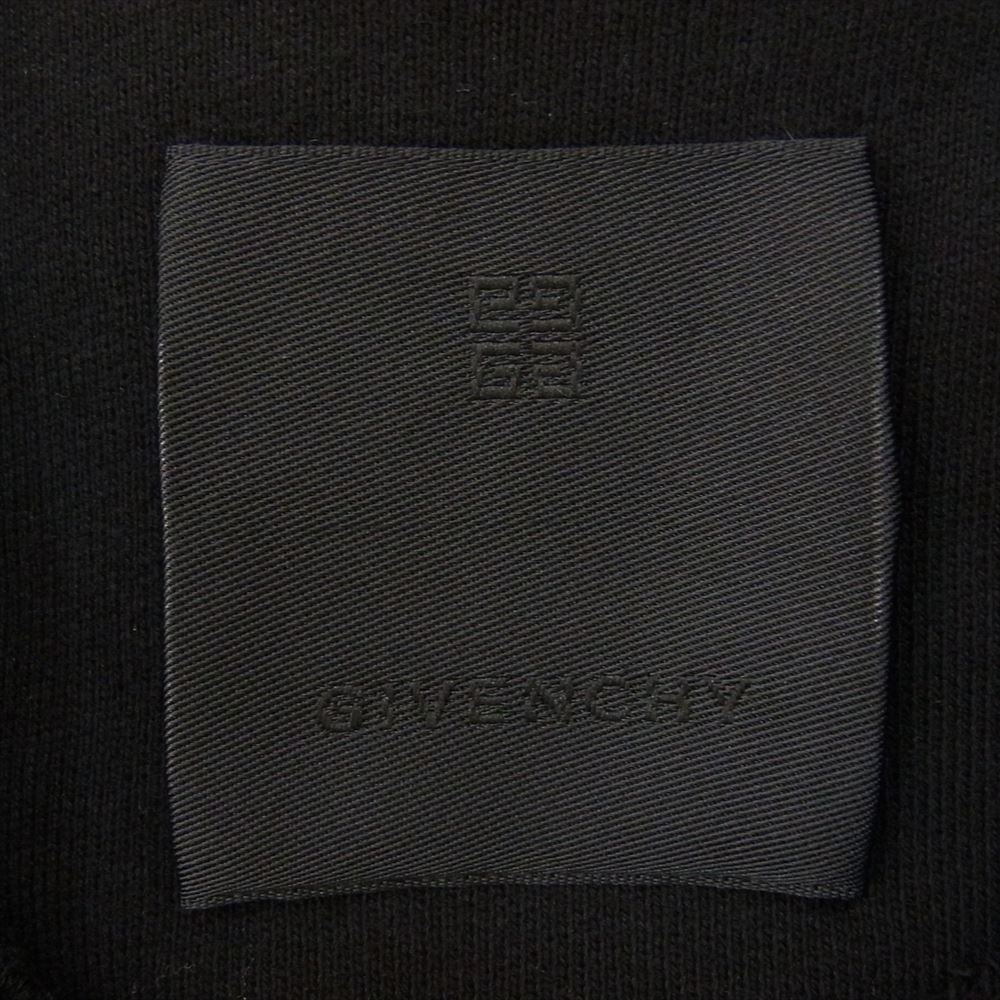 GIVENCHY ジバンシィ BMJ0HA3Y8N Reverse slim fit sweatshirt リバース ロゴ クルーネック スウェット シャツ ブラック系 L【中古】