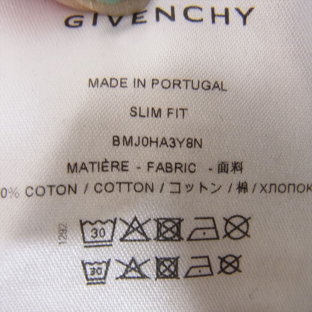 GIVENCHY ジバンシィ BMJ0HA3Y8N Reverse slim fit sweatshirt リバース ロゴ クルーネック スウェット シャツ ブラック系 L【中古】