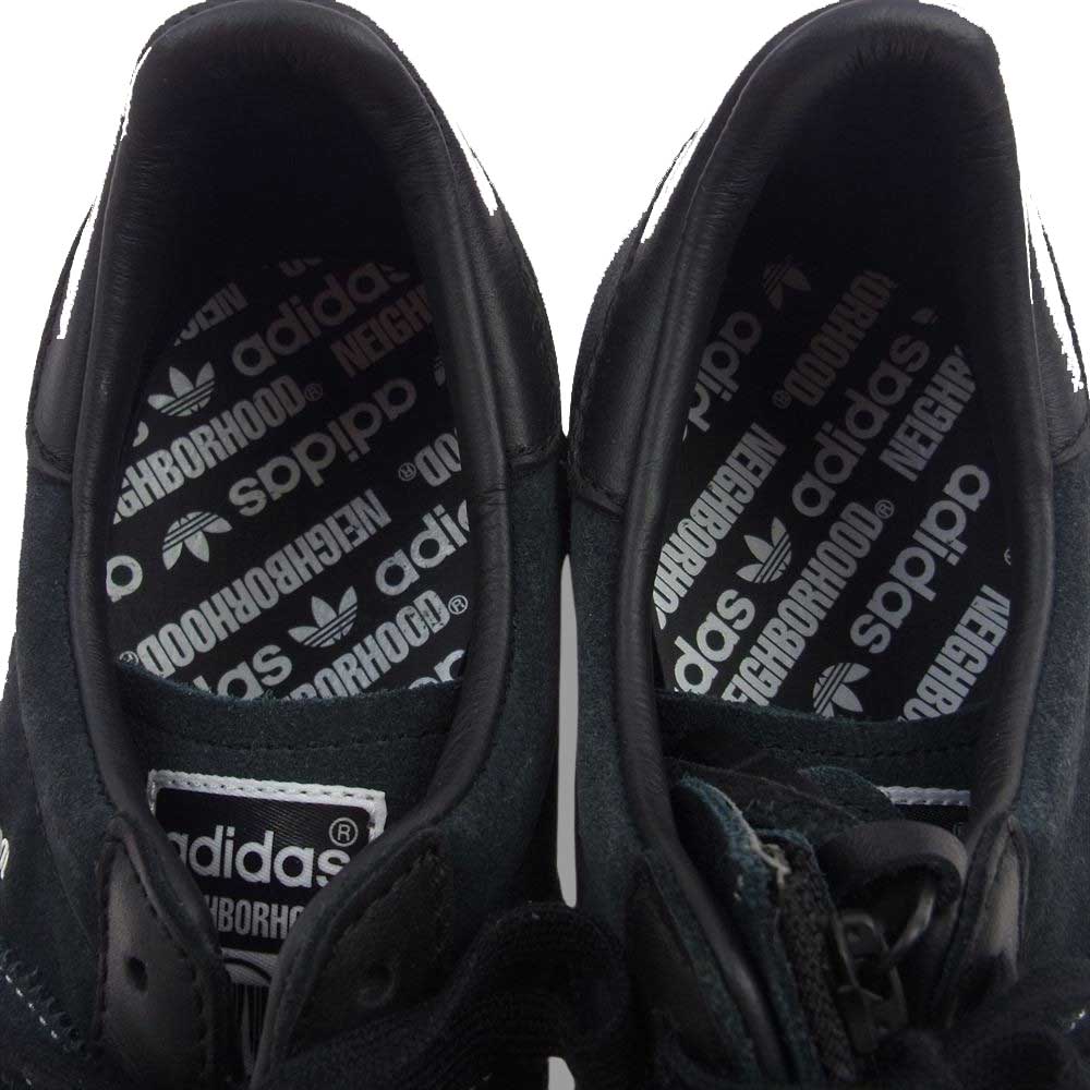 NEIGHBORHOOD ネイバーフッド × adidas アディダス 779001 SUPERSTAR スーパースター 80S BLACK & GARGO ブラック カーゴ スニーカー ブラック系 26.5【極上美品】【中古】
