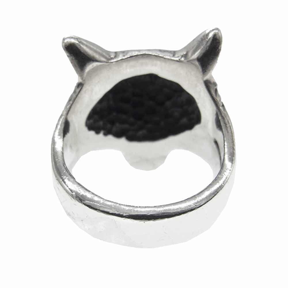 THE GREAT FROG グレートフロッグ ウルフ ヘッド リング シルバー系 16号【中古】