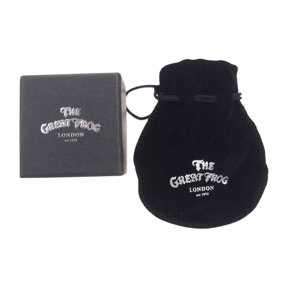 THE GREAT FROG グレートフロッグ ウルフ ヘッド リング シルバー系 16号【中古】