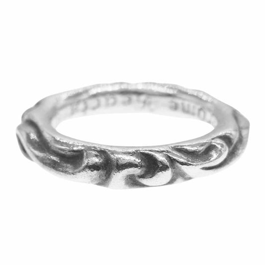 CHROME HEARTS クロムハーツ（原本無） SCRL BAND スクロール バンド リング シルバー系 19号【中古】