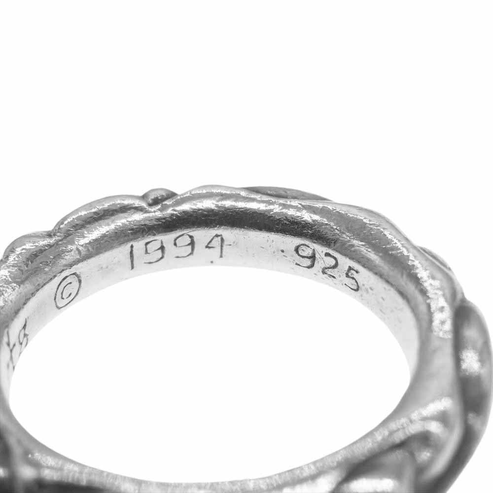 CHROME HEARTS クロムハーツ（原本無） SCRL BAND スクロール バンド リング シルバー系 19号【中古】