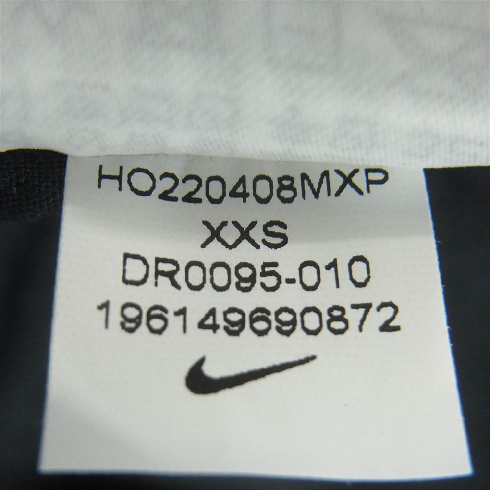 NIKE ナイキ DR0095-010 peaceminusone ピースマイナスワン ロゴ刺繍 切替 カーゴ スウェット パンツ ブラック系 XXS【中古】