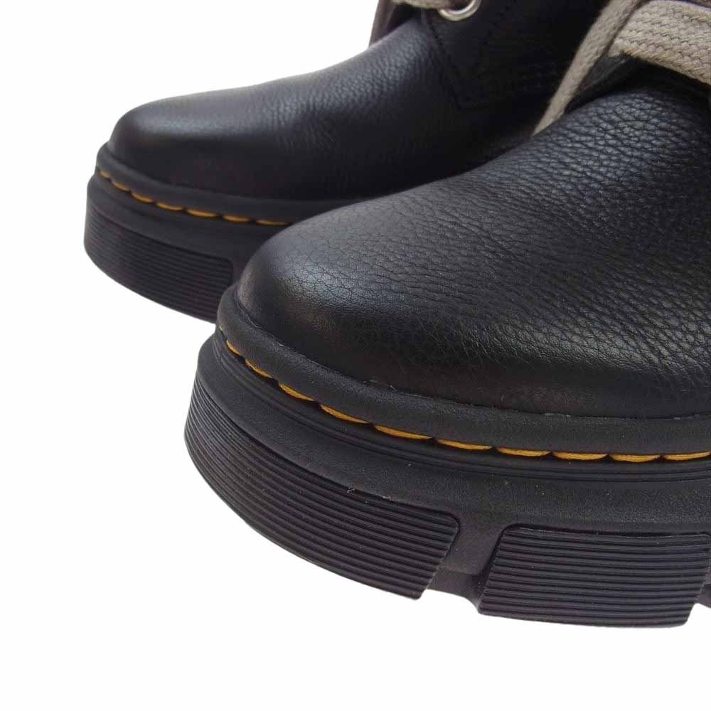 Rick Owens リックオウエンス DM01D7810 × DR. MARTENS ドクターマーチン 1460 DMXL JUMBO LACE BOOTS ジャンボ レース ブーツ ブラック系 UK8【美品】【中古】