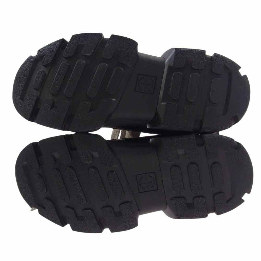 Rick Owens リックオウエンス DM01D7810 × DR. MARTENS ドクターマーチン 1460 DMXL JUMBO LACE BOOTS ジャンボ レース ブーツ ブラック系 UK8【美品】【中古】