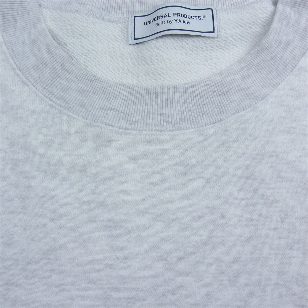 ユニバーサルプロダクツ YAAH H/S SWEAT オーバーサイズ 半袖 スウェット Tシャツ グレー系 3【美品】【中古】