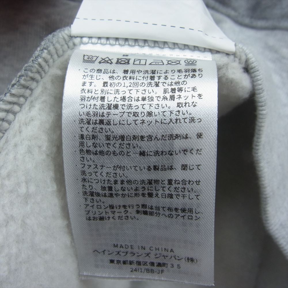 ANREALAGE アンリアレイジ × Champion チャンピオン Vol.2 ZIP SWEATSHIRT パッチワーク スウェット ブルゾン グレー系 L【中古】