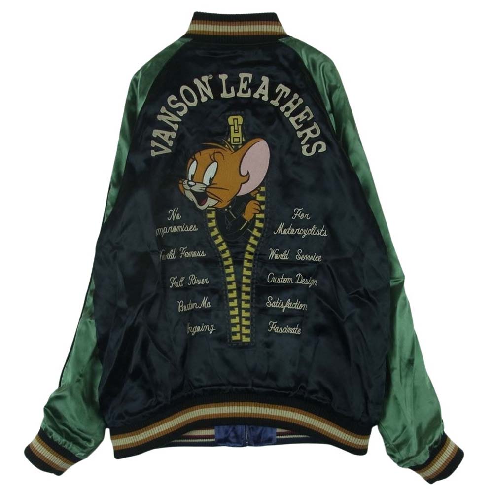 VANSON バンソン TJV-2340 TOM AND JERRY 刺繍 トムとジェリー