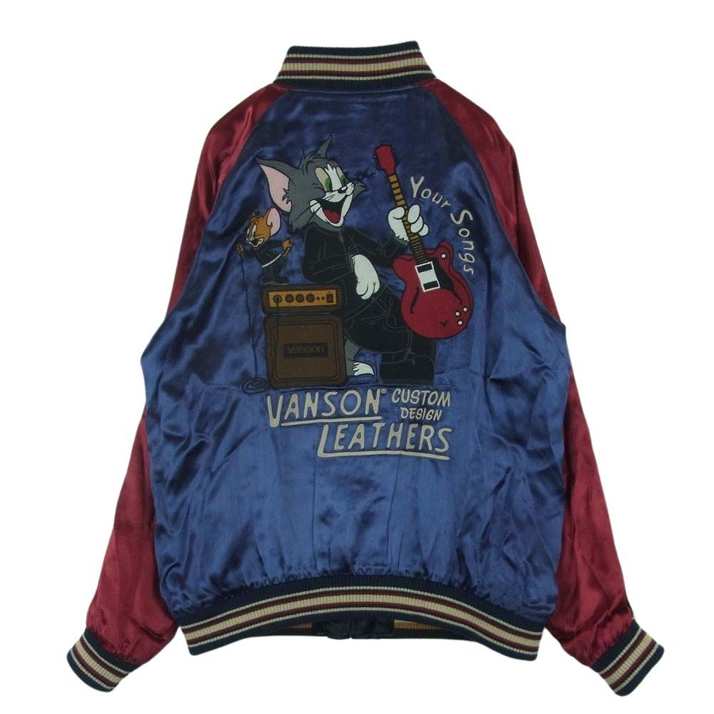 VANSON バンソン TJV-2340 TOM AND JERRY 刺繍 トムとジェリー