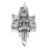 CHROME HEARTS クロムハーツ（原本無） 3TRINKETS 3トリンケッツ ネックレストップ ペンダント トップ シルバー系【中古】