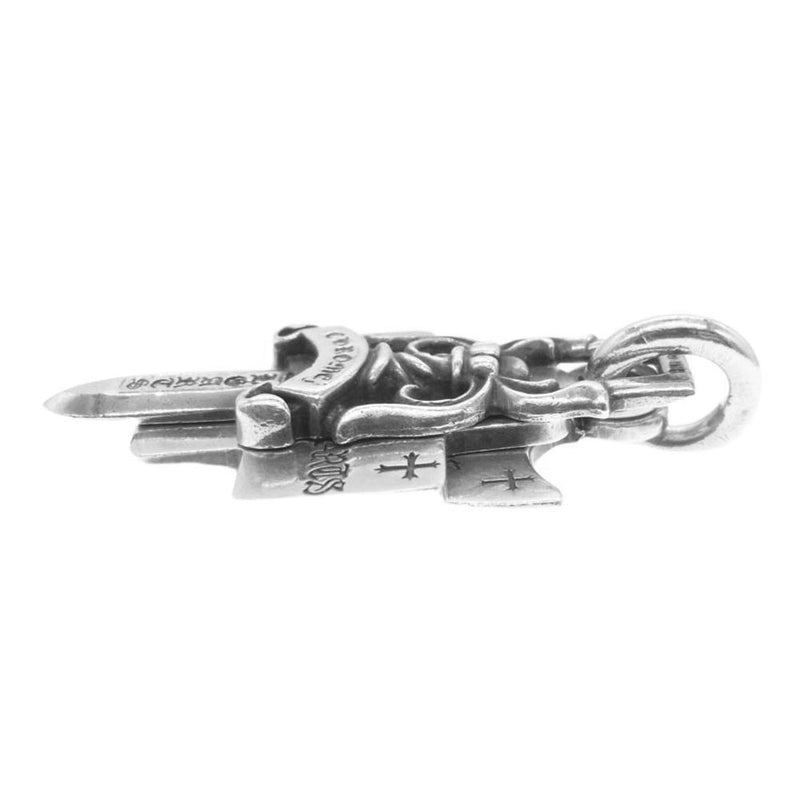 CHROME HEARTS クロムハーツ（原本無） 3TRINKETS 3トリンケッツ ネックレストップ ペンダント トップ シルバー系【中古】