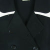 FENDI フェンディ FDA886 ワイドカラー バイカラー シャツ ワンピース イタリア製 ブラック系 38【中古】