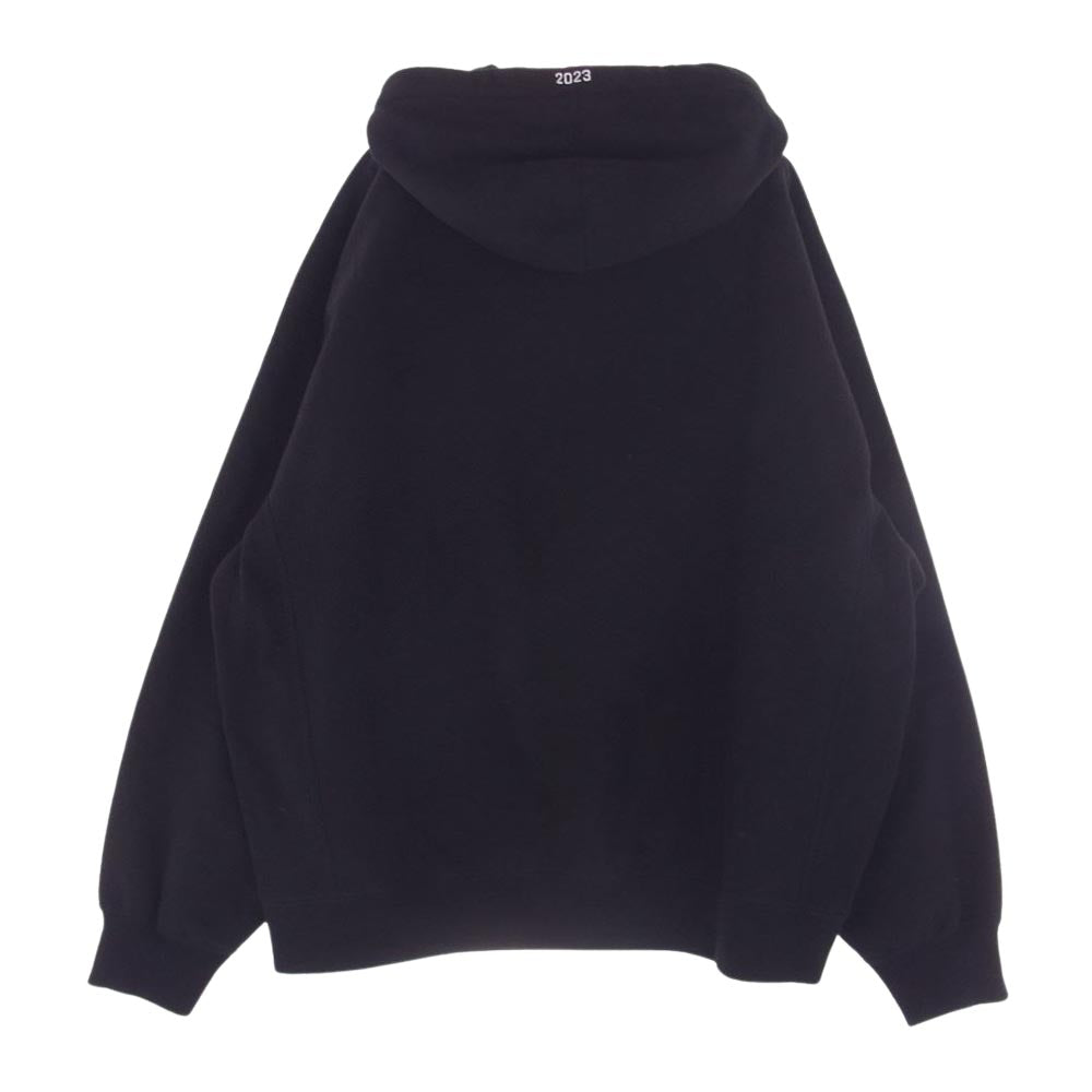 Supreme シュプリーム 23AW Box Logo Hooded Sweatshirt ボックスロゴ フーデッド スウェット シャツ フーディー パーカー ブラック系 L【中古】