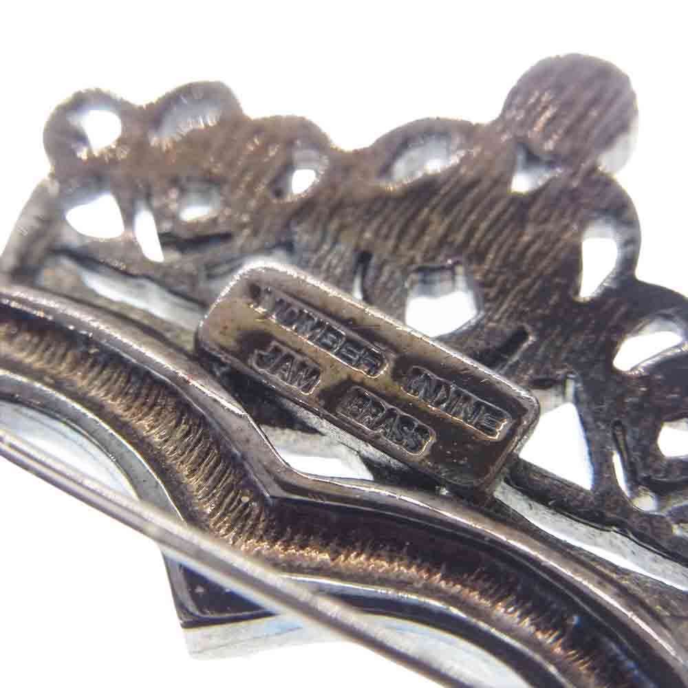 NUMBER(N)INE ナンバーナイン × Jam home made ジャム ホーム メイド ハート 涙 ブローチ ブラック系【中古】