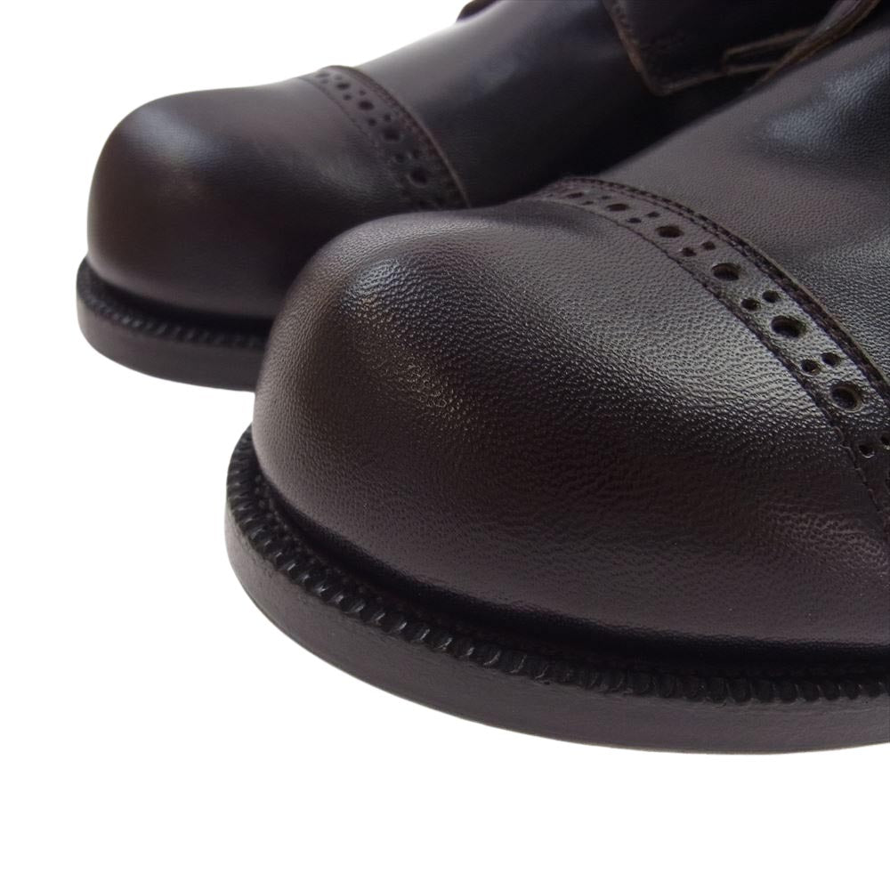 ザトゥーモンキーズ JELADO ジェラード VAUDEVILLE ヴォードビル 馬革 ホースレザー ワークブーツ 革靴 ダークブラウン系 US9【新古品】【未使用】【中古】