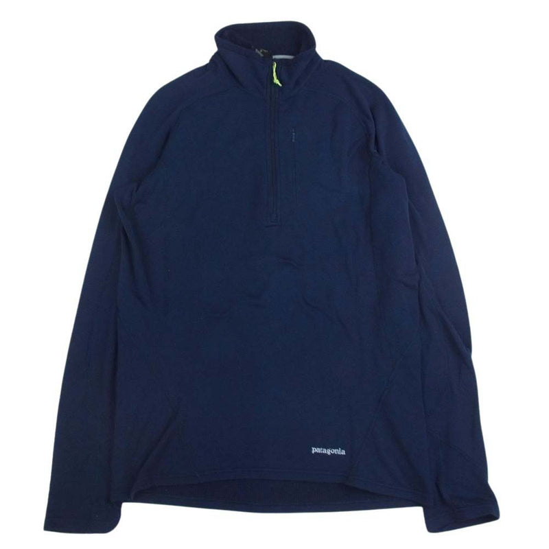 patagonia パタゴニア 43460 Capilen 4 Zip Neck キャプリーン ジップネック フリース ジャケット ネイビー系 S【中古】