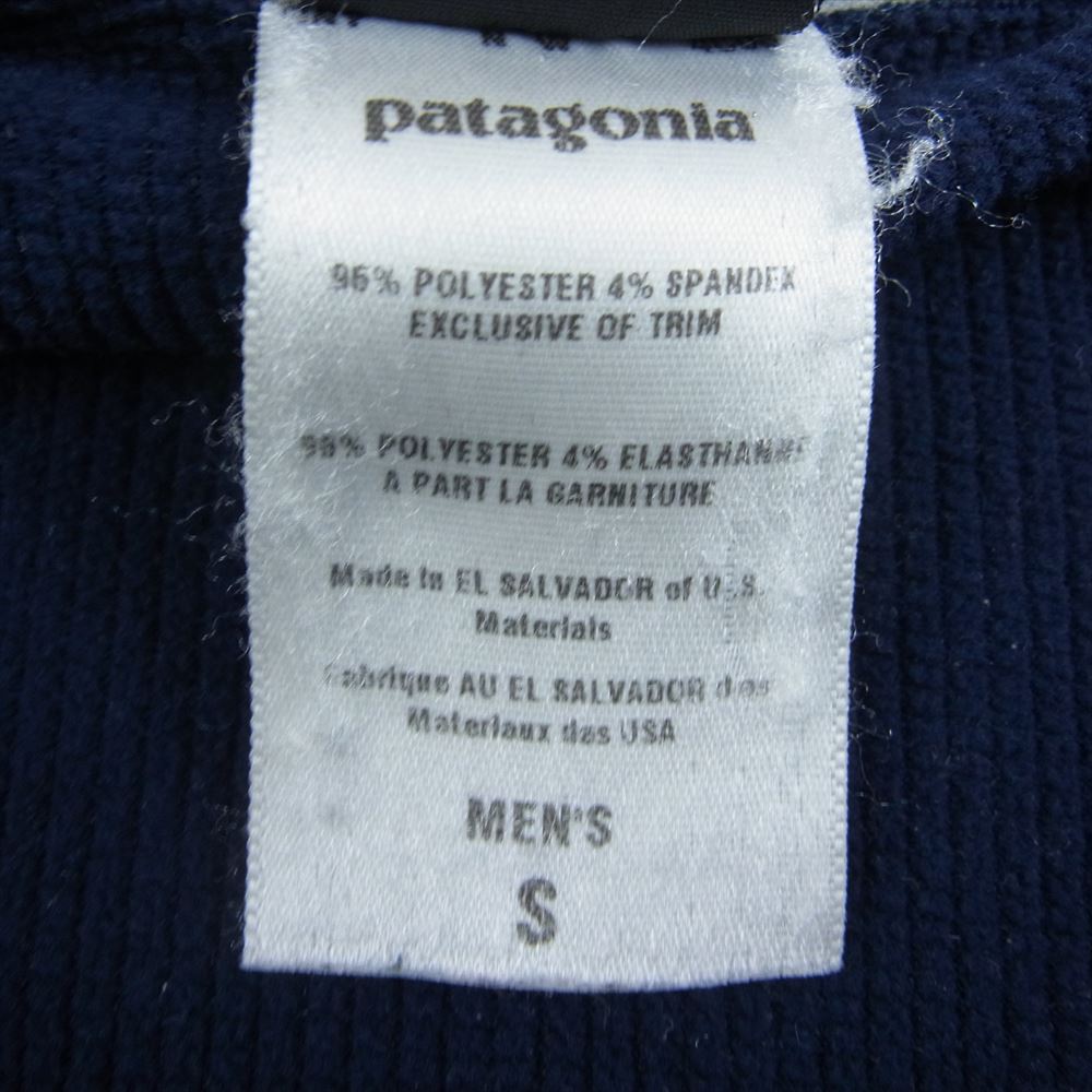 patagonia パタゴニア 43460 Capilen 4 Zip Neck キャプリーン ジップネック フリース ジャケット ネイビー系 S【中古】