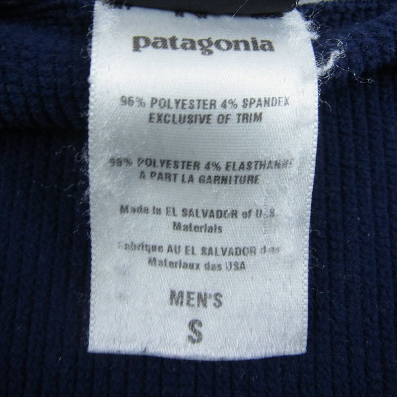 patagonia パタゴニア 43460 Capilen 4 Zip Neck キャプリーン ジップネック フリース ジャケット ネイビー系 S【中古】