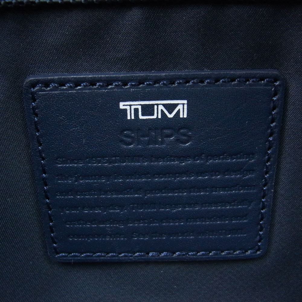 TUMI トゥミ 26139NVS3E SHIPS 別注 ALPHA 2 エクスパンダブル ビジネスバック トートバック ネイビー系【中古】
