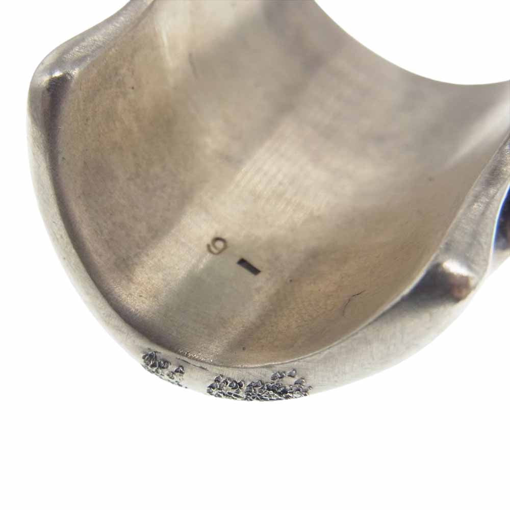 STARLIN GEAR スターリンギア ギャランティ付属 パンチャーステルスリングシルバー925 wハンドウィンドテクスチャー コパーチェリーブロッサム リング 指輪 シルバー系 19号【中古】