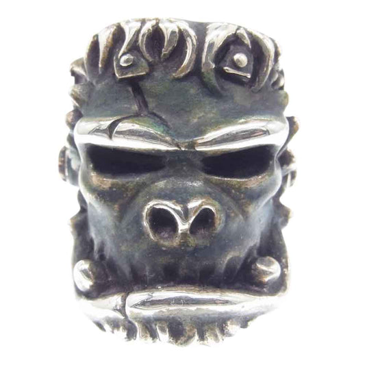 STARLIN GEAR スターリンギア ギャランティ付属 2023ハロウィン限定 フランケンチンプ シルバー925 wコパーSギアロゴ リング 指輪 シルバー系 25号【中古】