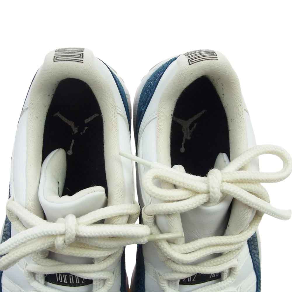 NIKE ナイキ CD6846-102  AIR JORDAN 11 RETRO LOW LE  エア ジョーダン 11 レトロ ロー ローカットスニーカー ネイビー系 ホワイト系 28【中古】