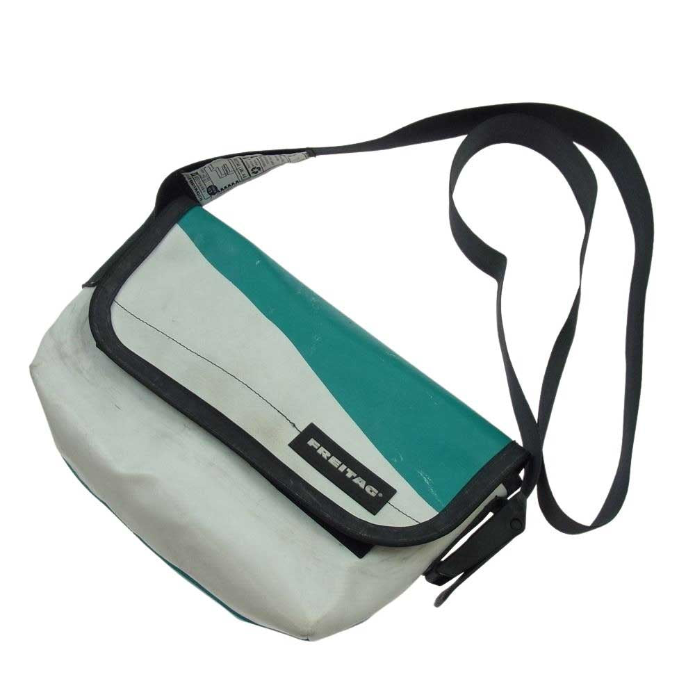 フライターグ F41 HAWAII FIVE-O MESSENGER BAG XS ハワイ ファイブ オー メッセンジャー ショルダーバッグ 2トーンカラー ホワイト系 グリーン系 エメラルドグリーン系【中古】
